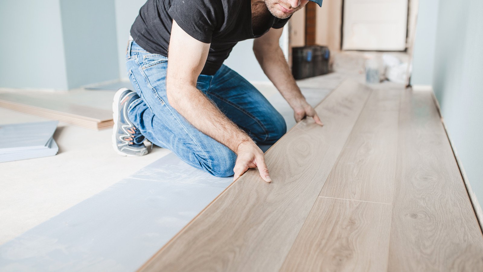 Flooring installation and fit-out project in St Marys
